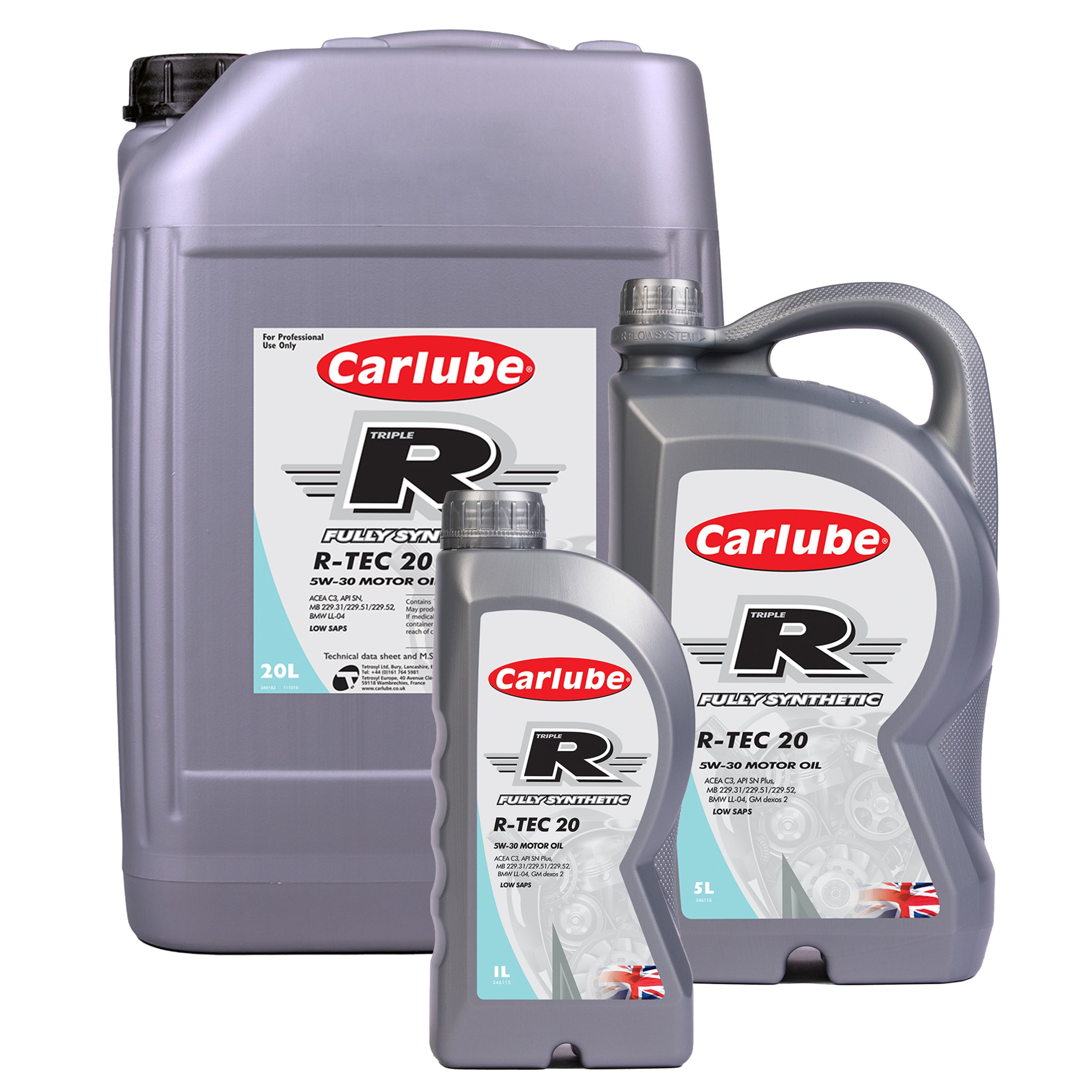Carlube Triple R 5W-30 全合成機油 R-TEC 20